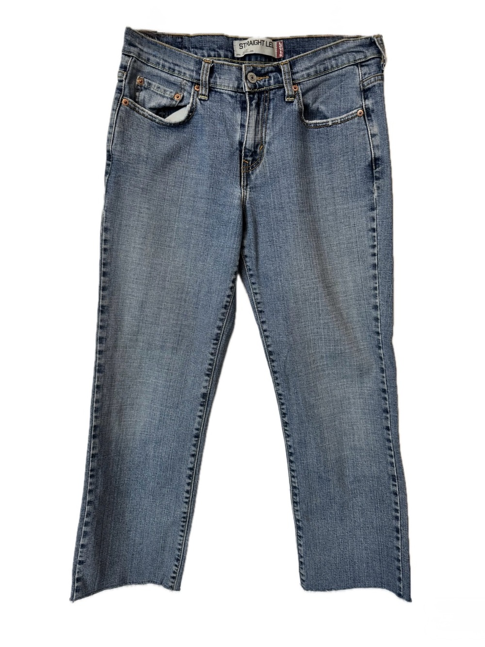 Levi’s 505 Straight Leg Jeans Women’s 8S Medium Wash Mid Rise Denim
